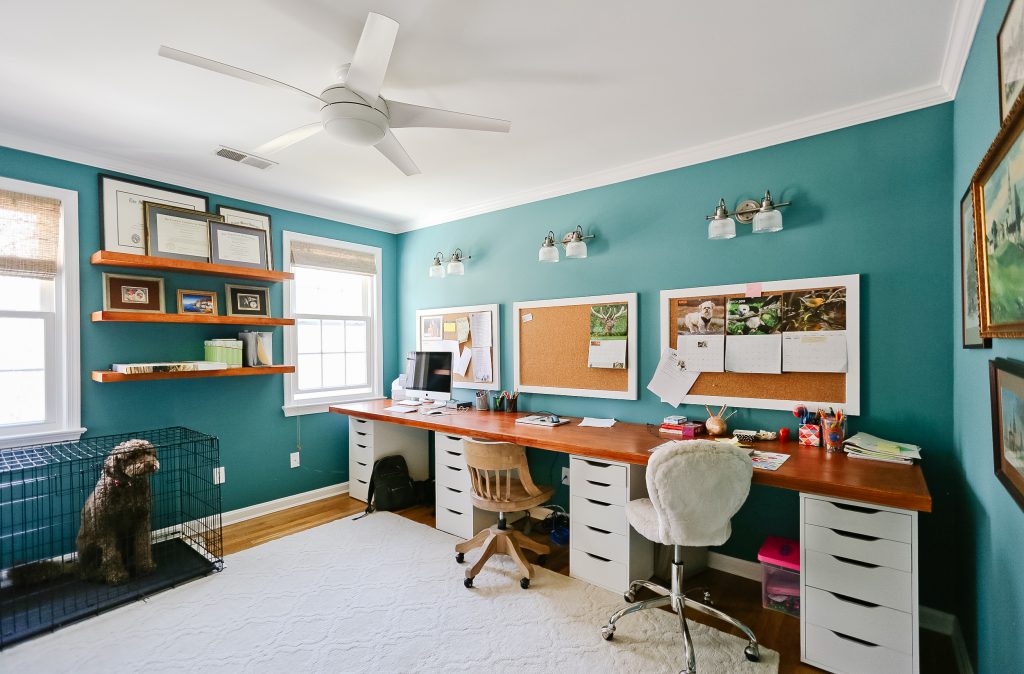 Teal Home Office